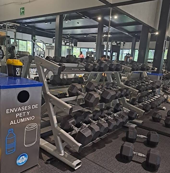 Imagem da estrutura da academia
