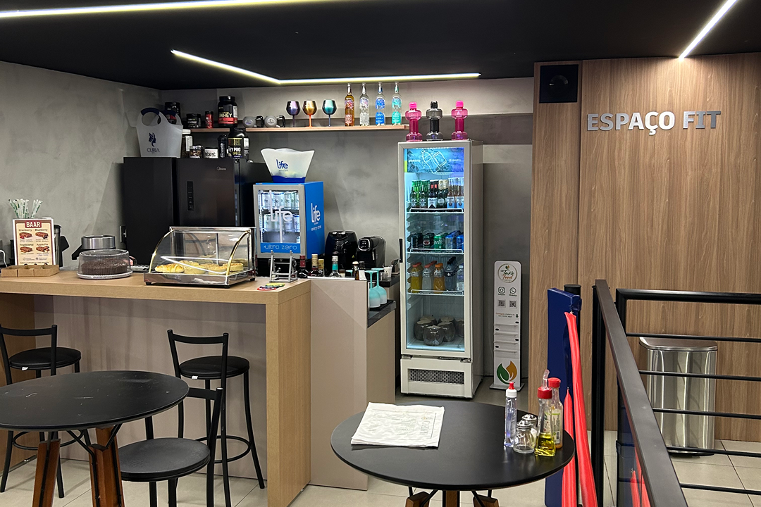 Imagem da estrutura da academia