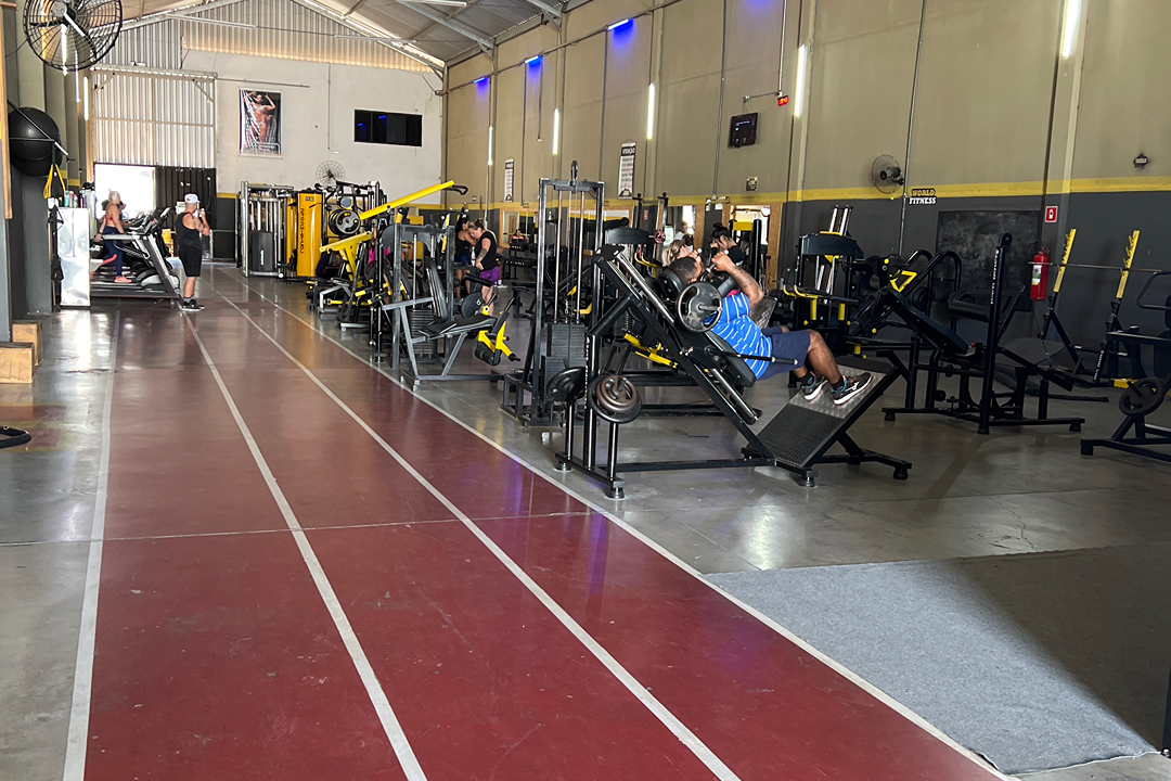 Imagem da estrutura da academia