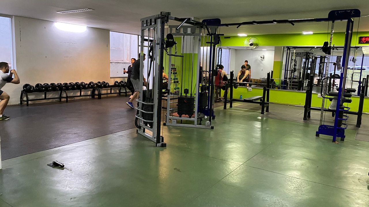 Imagem da estrutura da academia