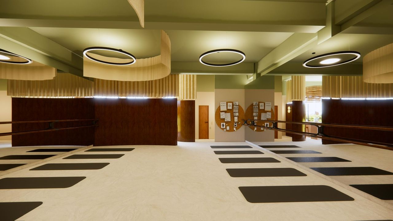 Imagem da estrutura da academia