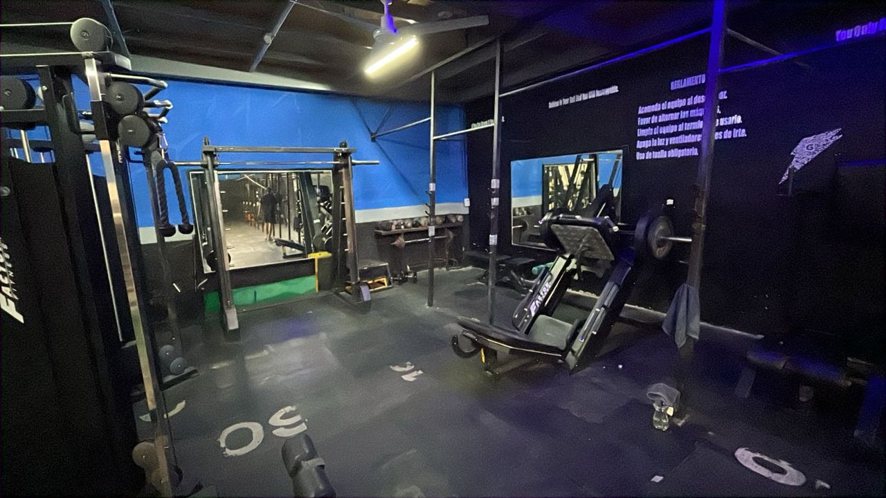 Imagem da estrutura da academia