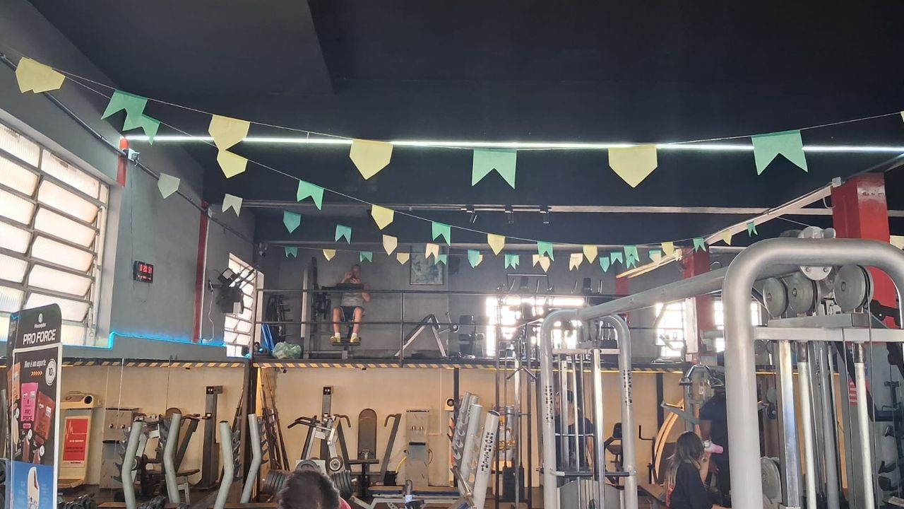 Imagem da estrutura da academia