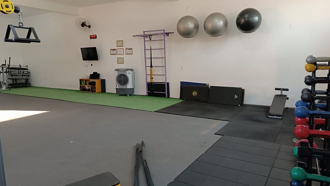 Imagem da estrutura da academia