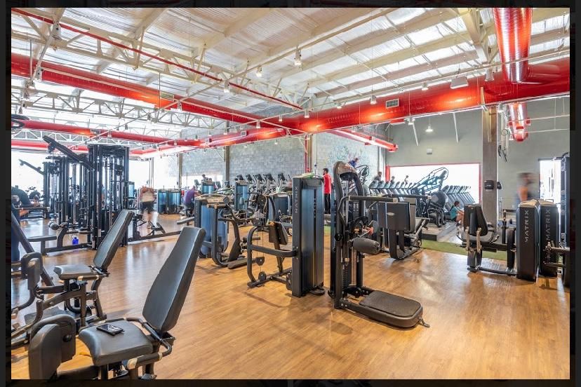 Imagem da estrutura da academia