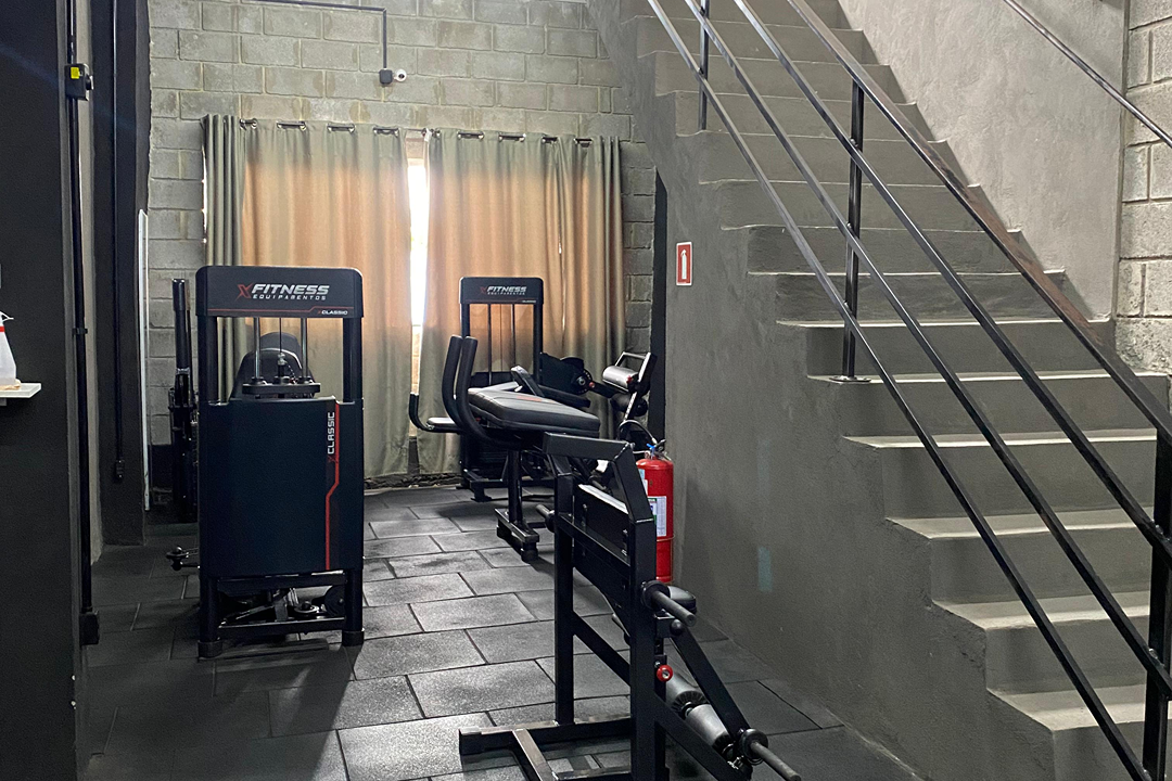 Imagem da estrutura da academia