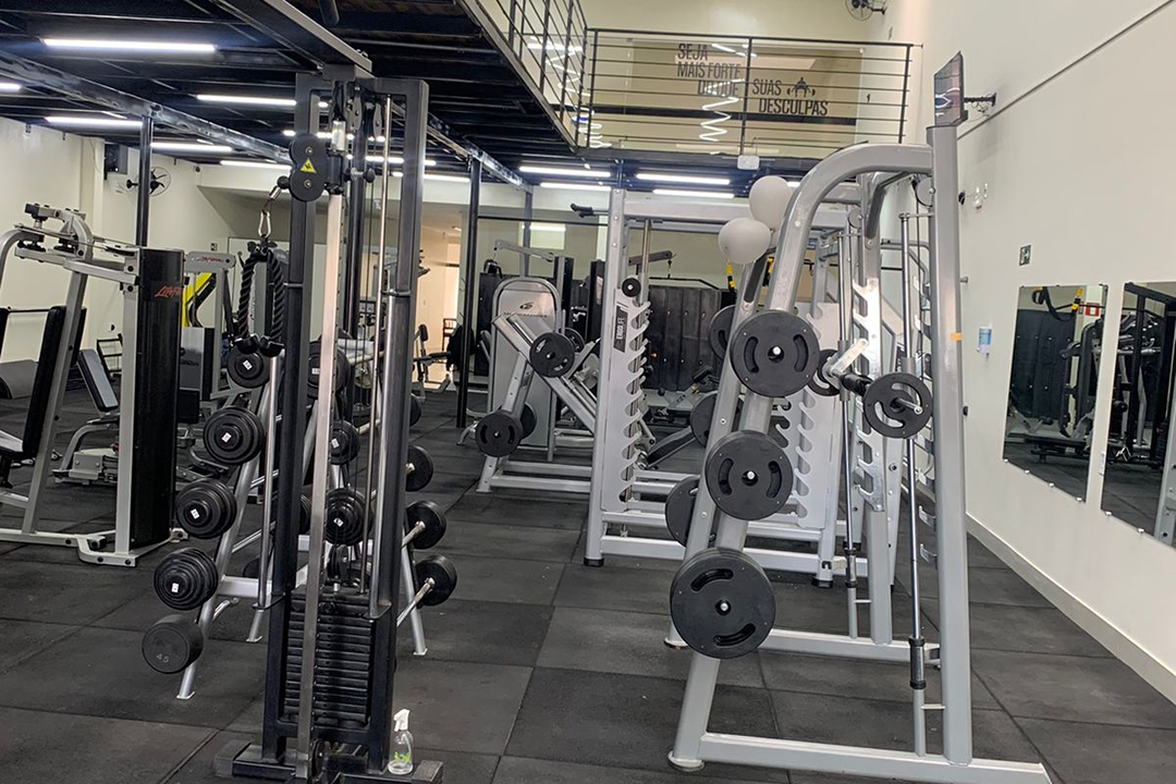 Imagem da estrutura da academia