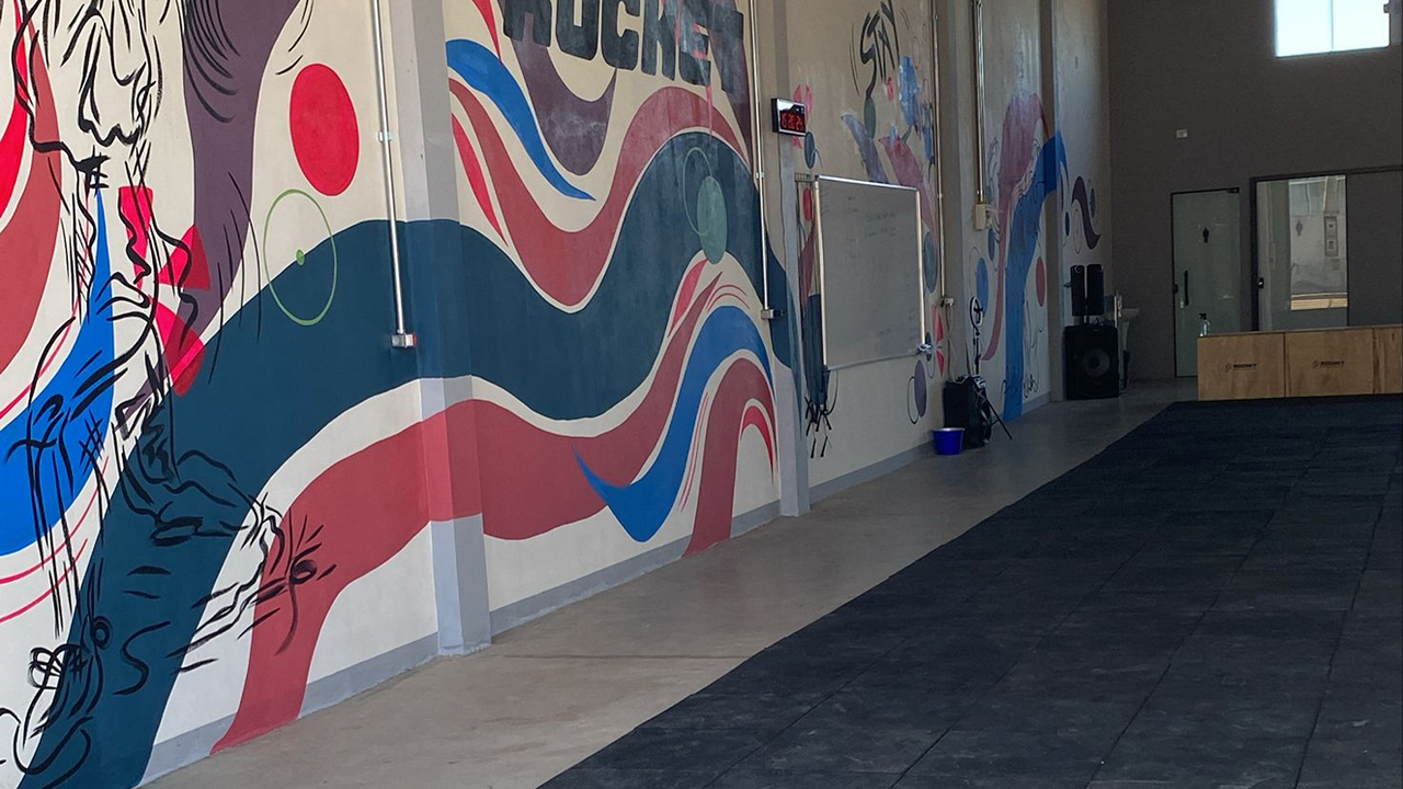 Imagem da estrutura da academia