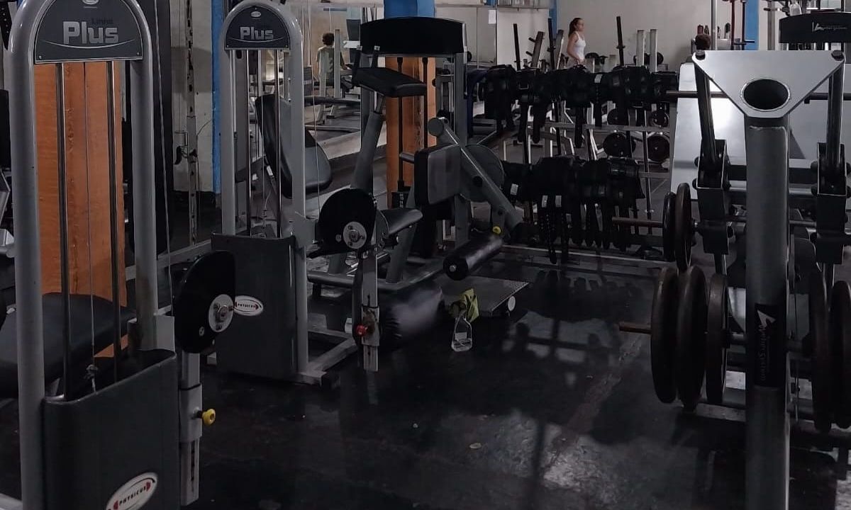 Imagem da estrutura da academia