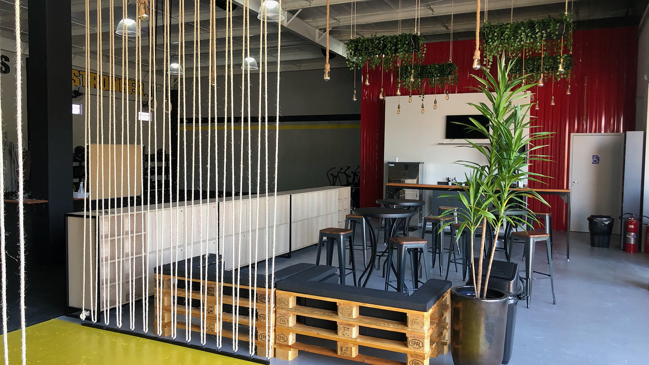 Imagem da estrutura da academia