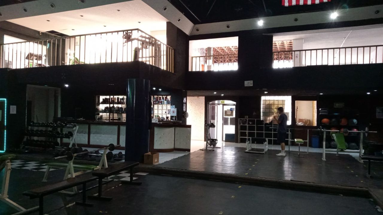 Imagem da estrutura da academia