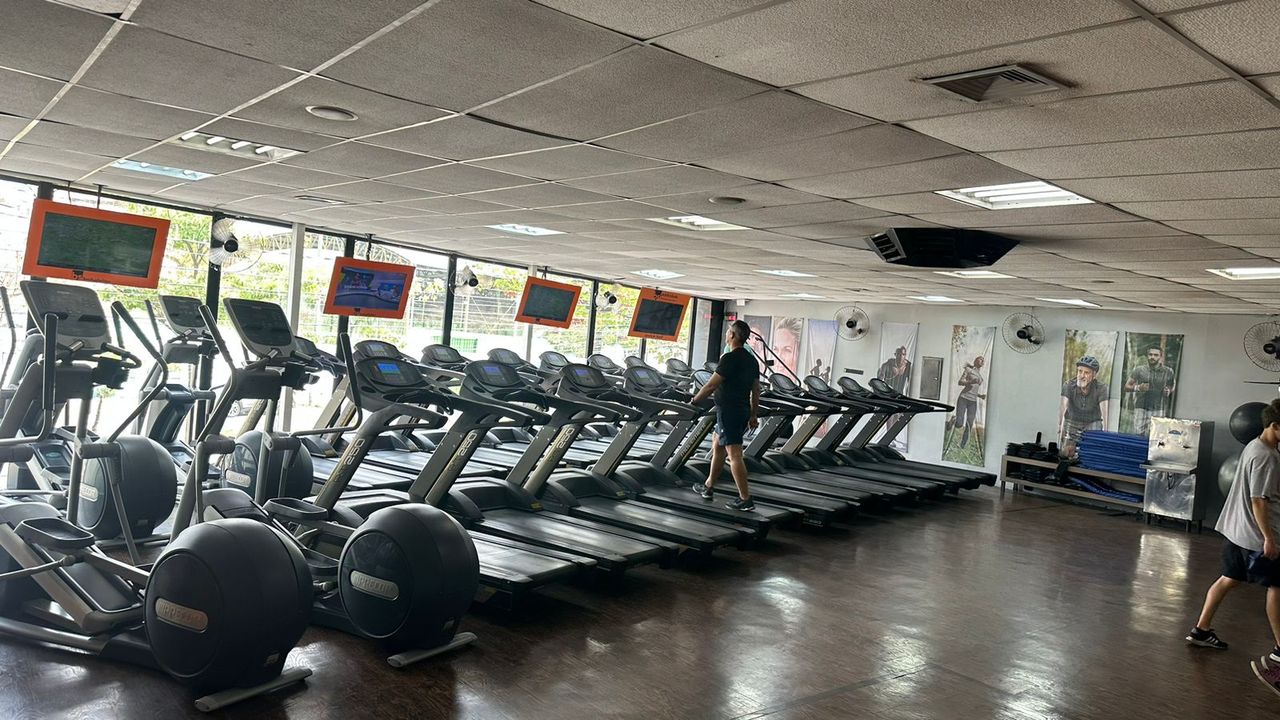 Imagem da estrutura da academia