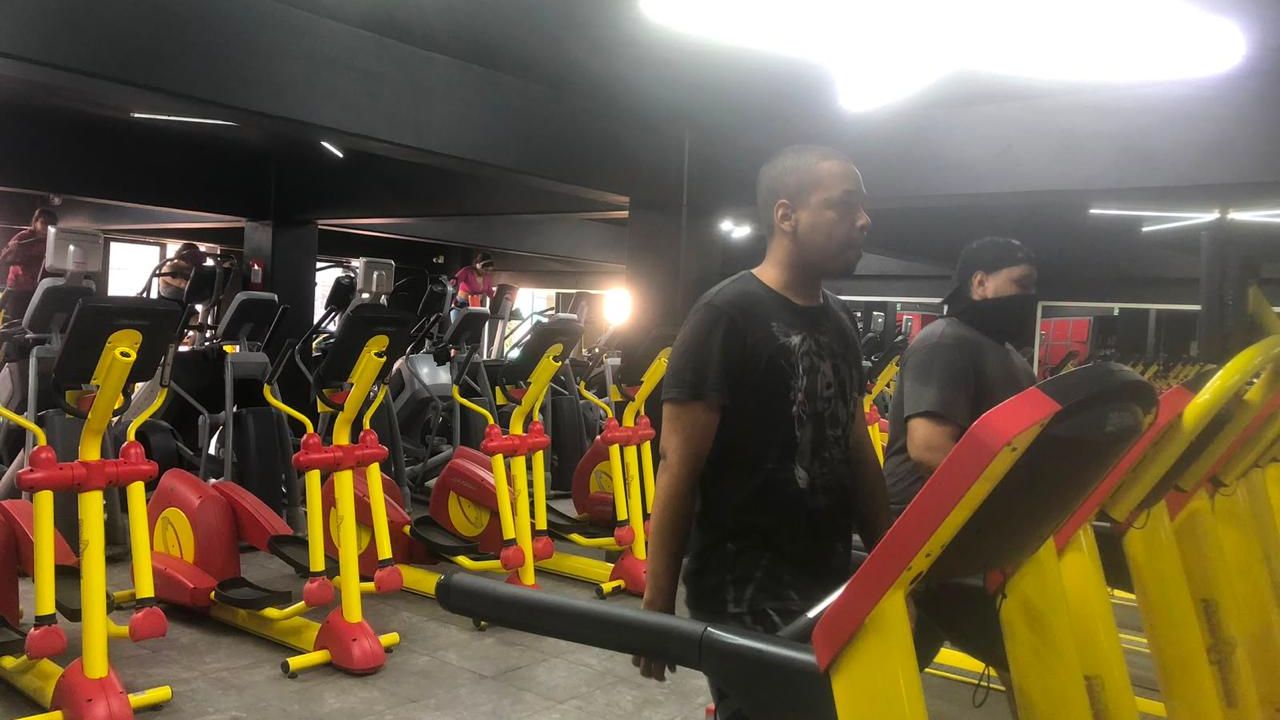 Imagem da estrutura da academia