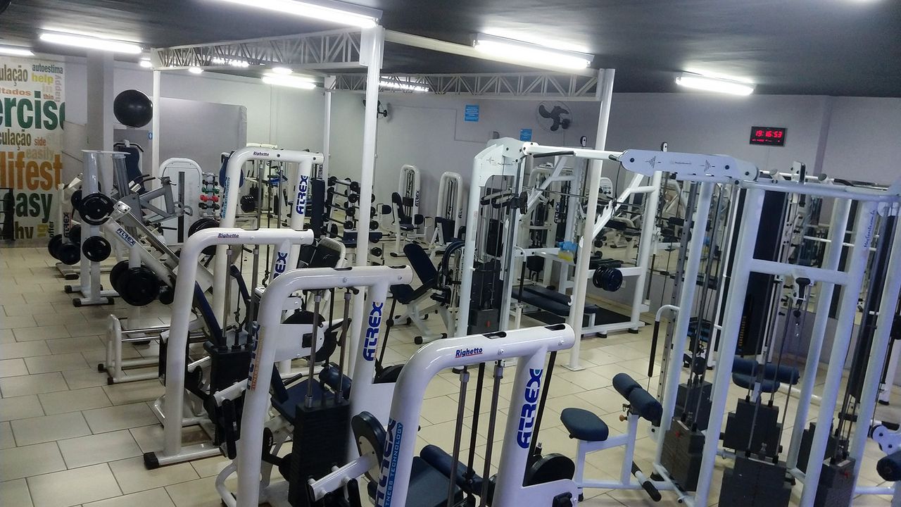 Imagem da estrutura da academia