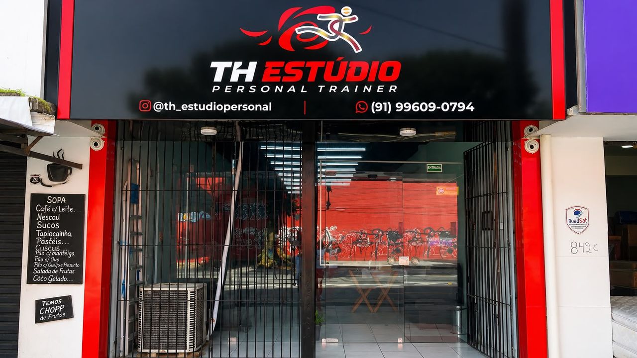 Imagem da estrutura da academia