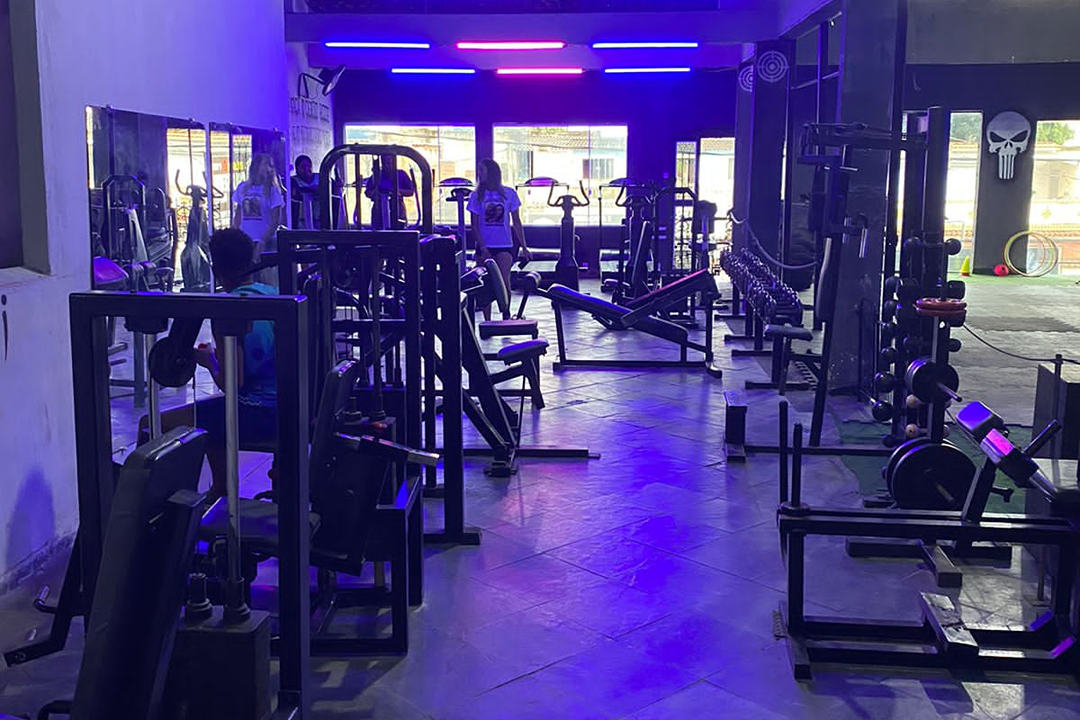 Imagem da estrutura da academia