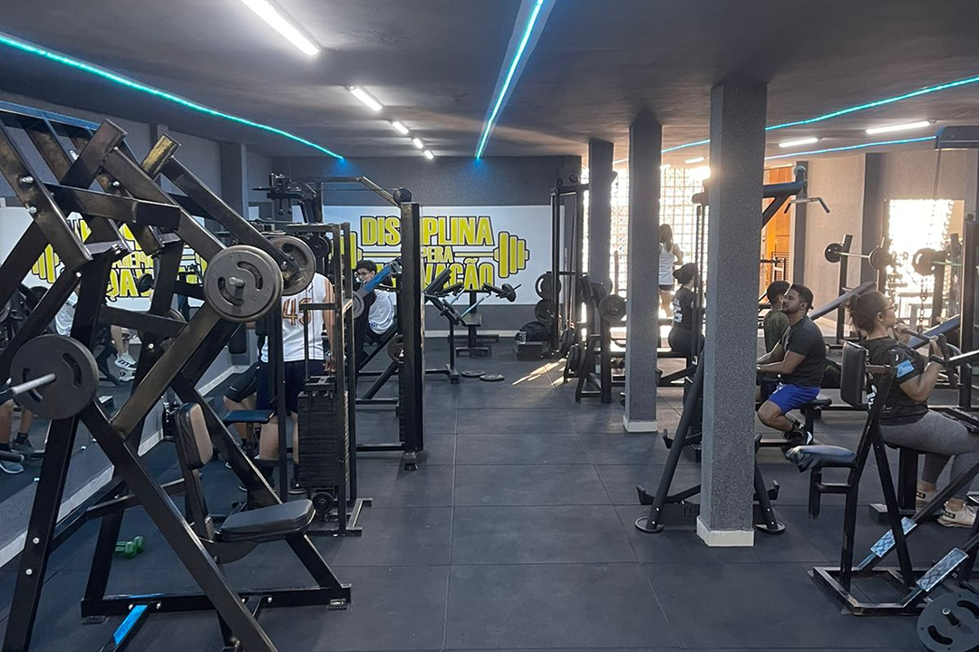Imagem da estrutura da academia