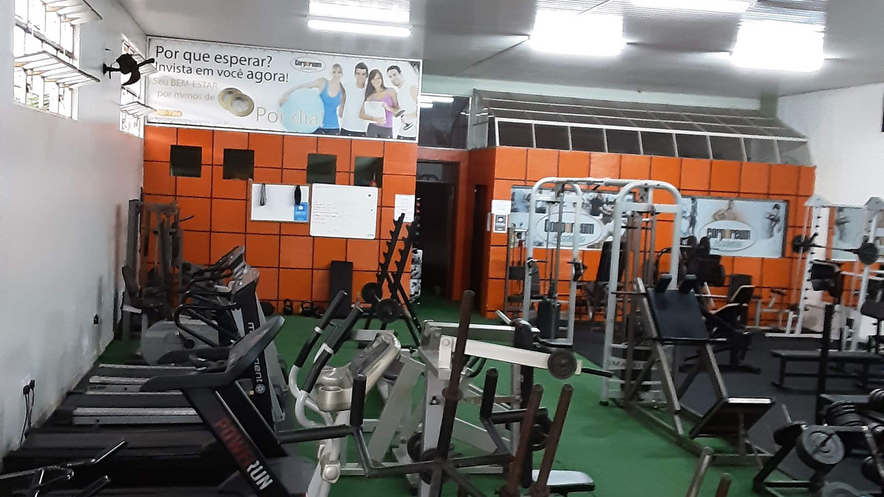Imagem da estrutura da academia