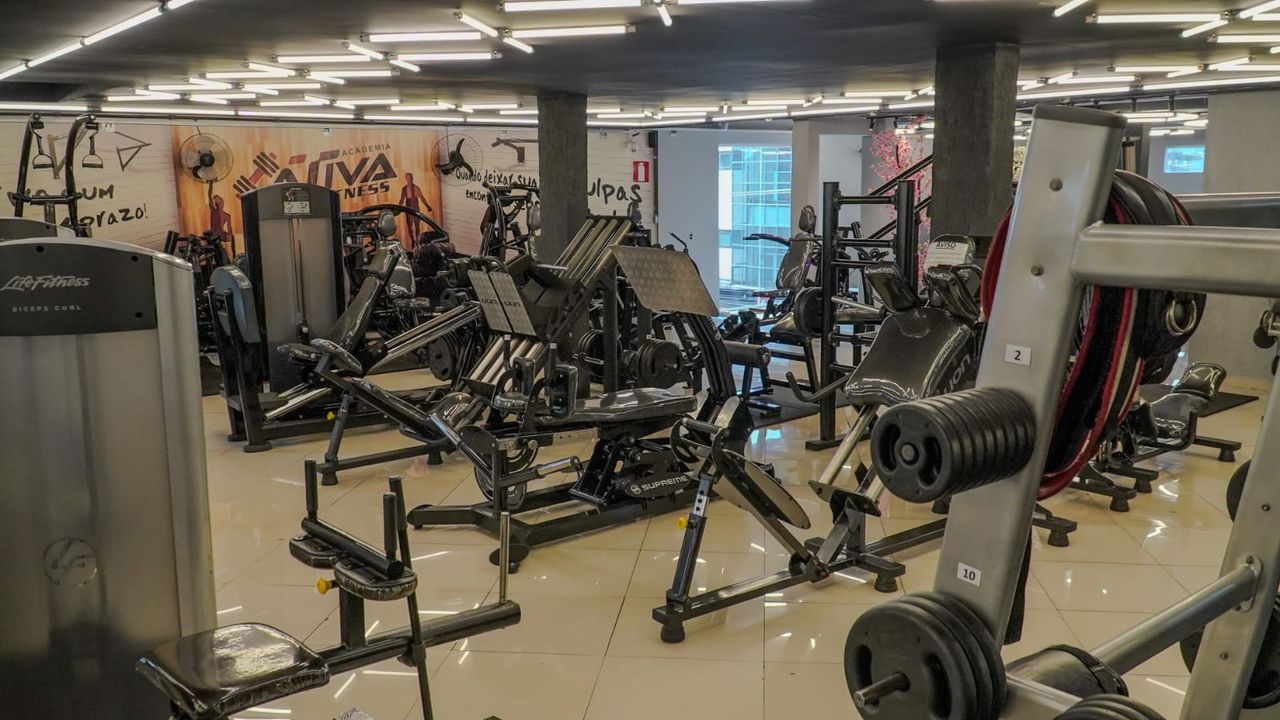 Imagem da estrutura da academia