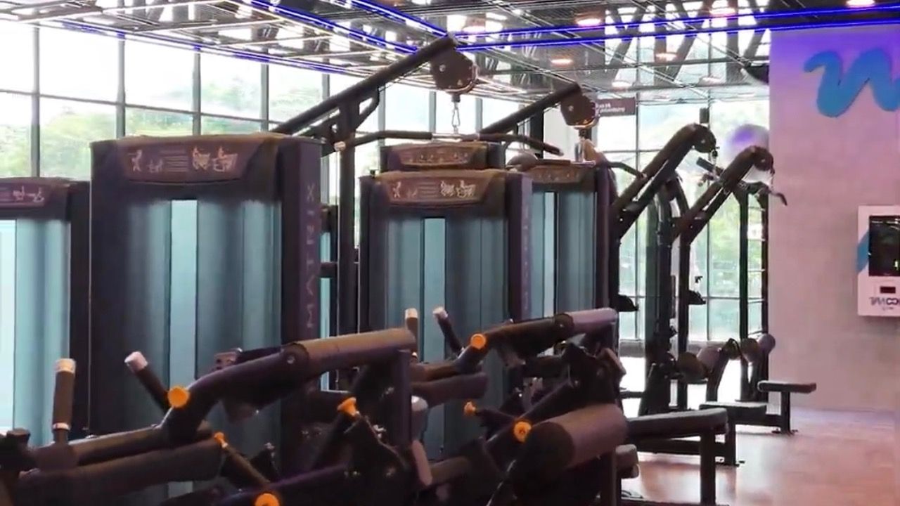 Imagem da estrutura da academia