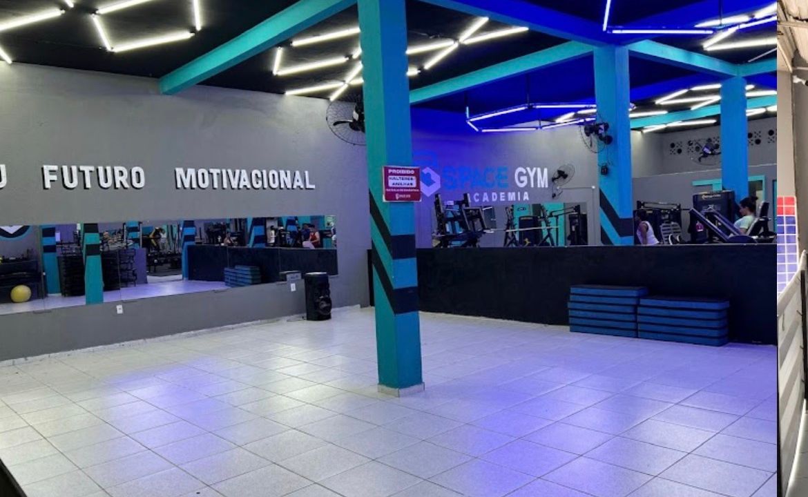 Imagem da estrutura da academia