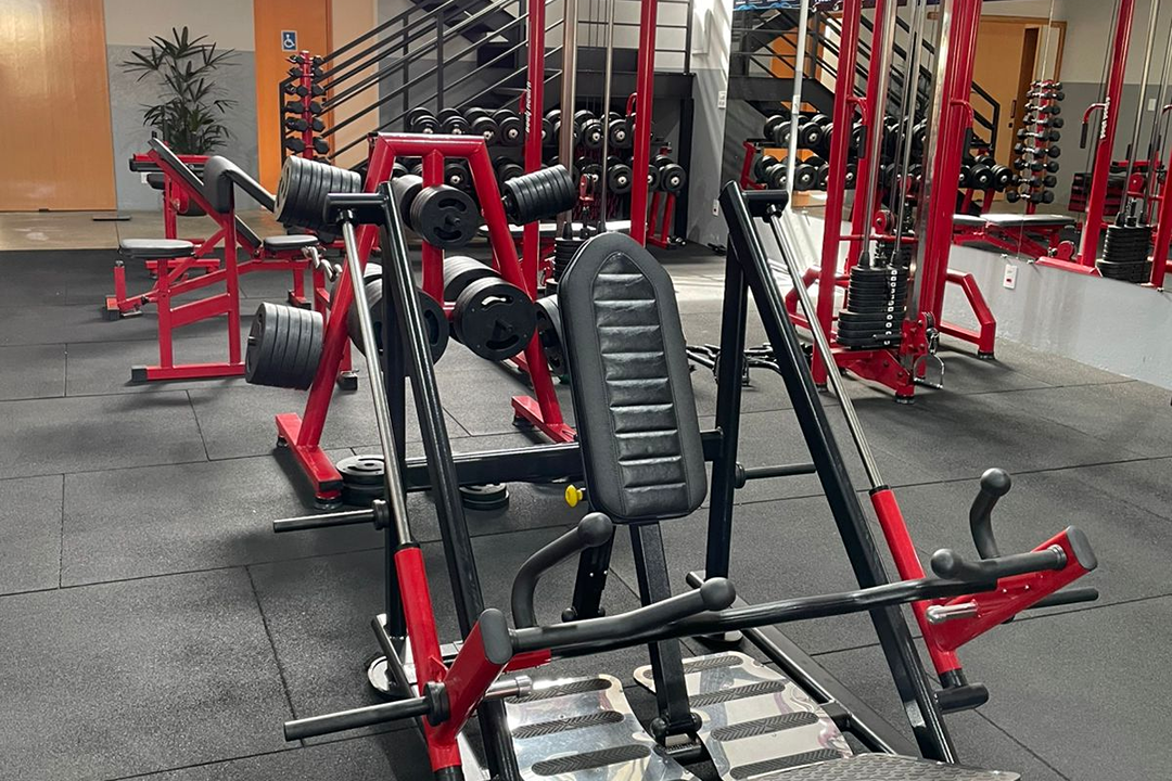 Imagem da estrutura da academia