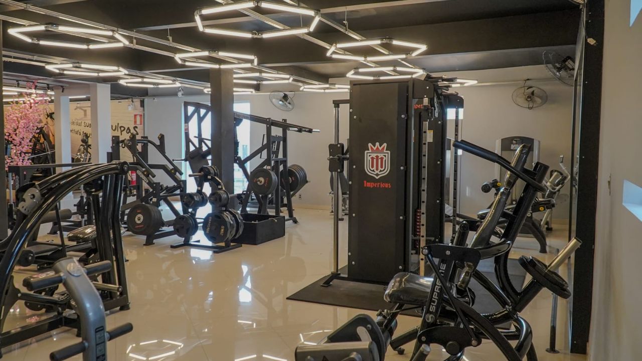 Imagem da estrutura da academia
