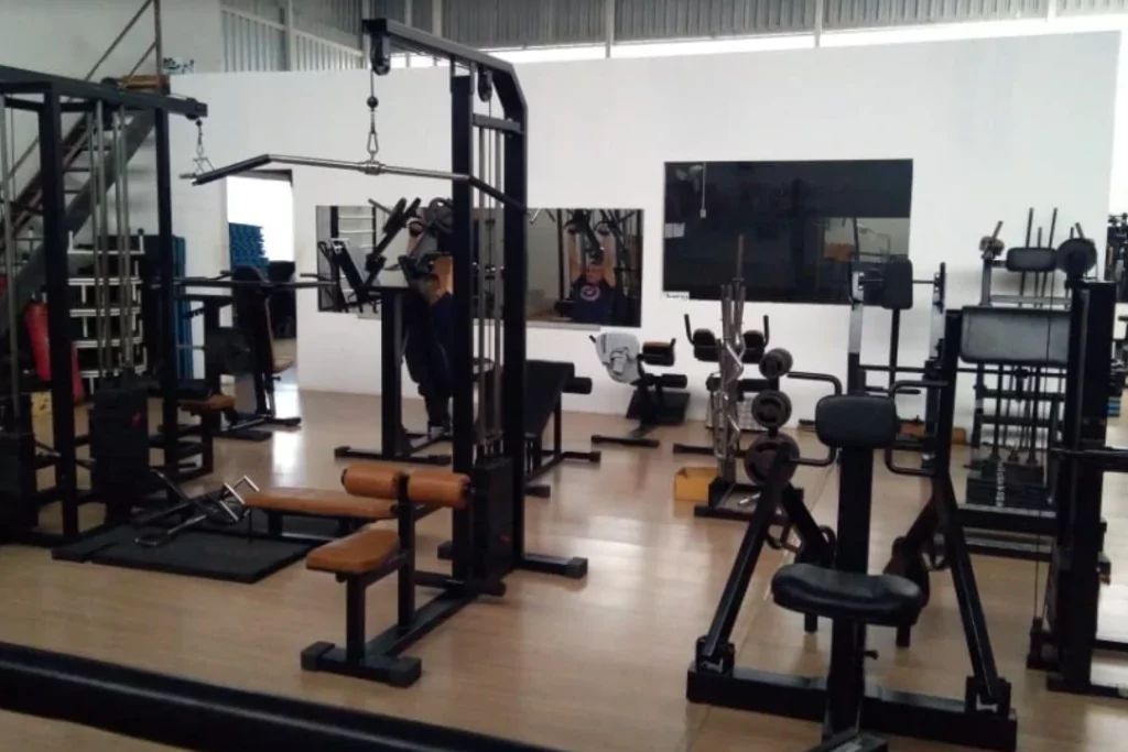 Imagem da estrutura da academia
