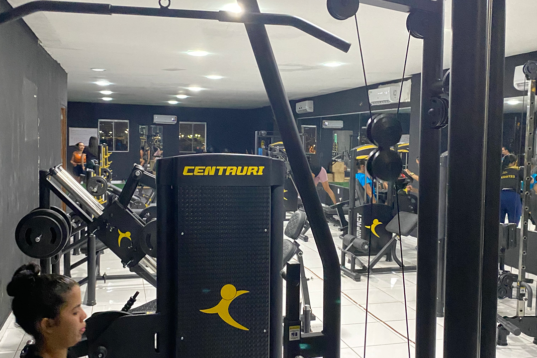 Imagem da estrutura da academia