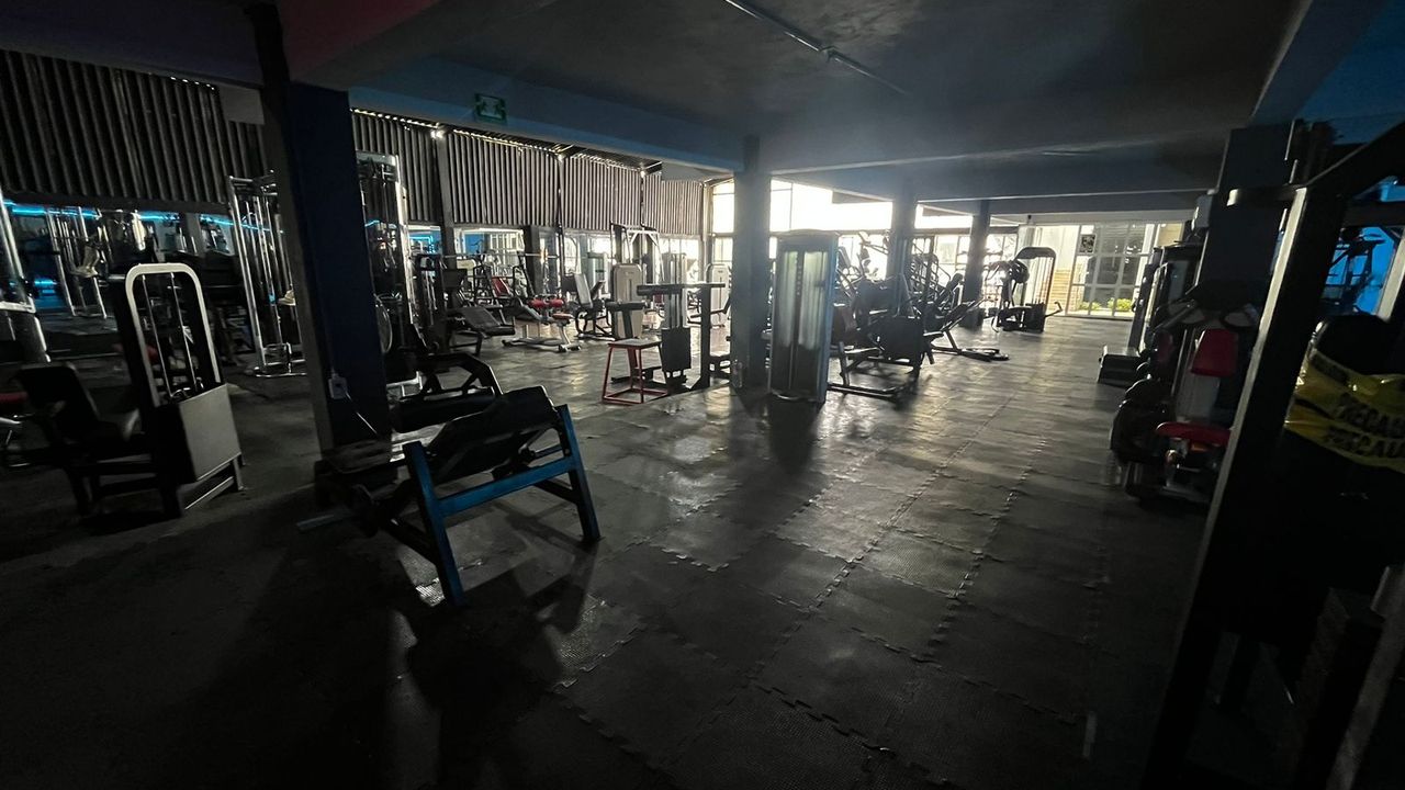 Imagem da estrutura da academia