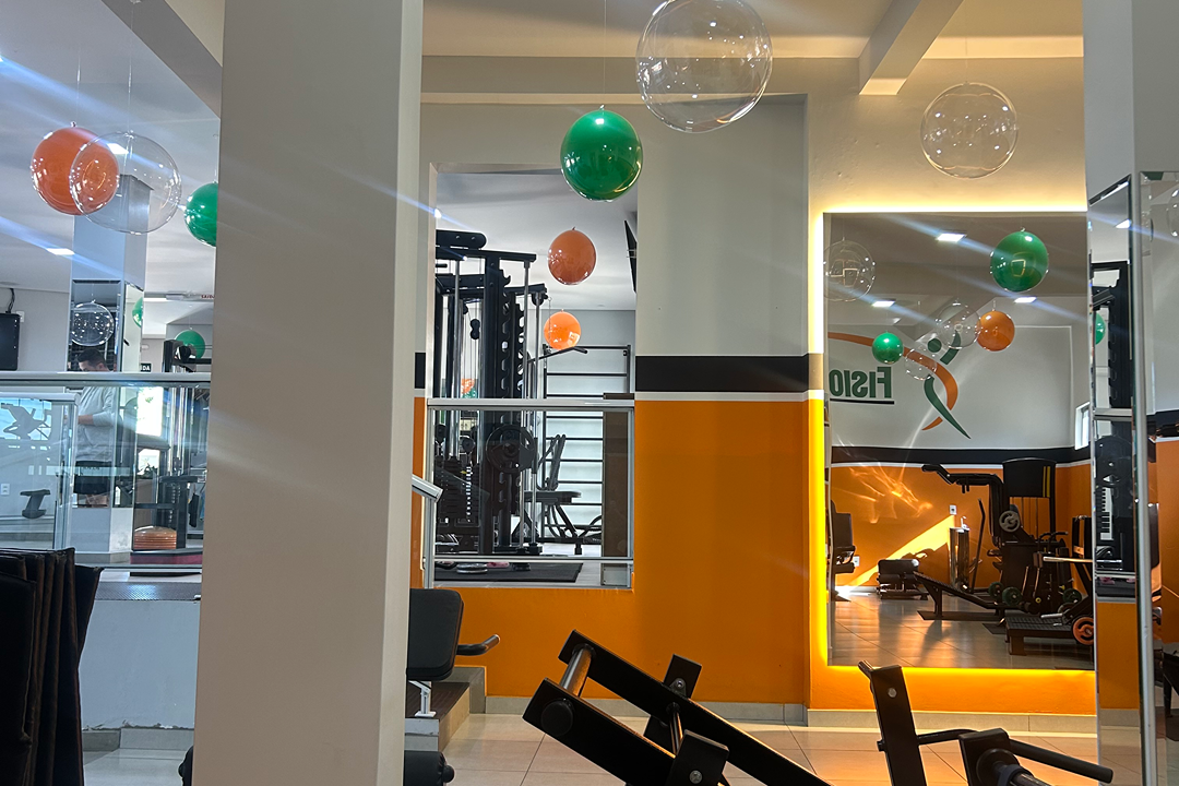 Imagem da estrutura da academia