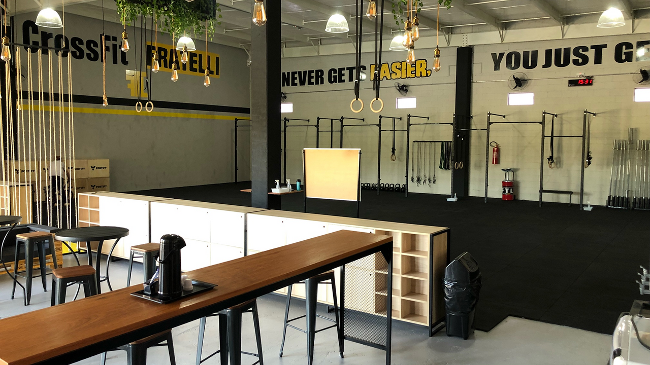 Imagem da estrutura da academia