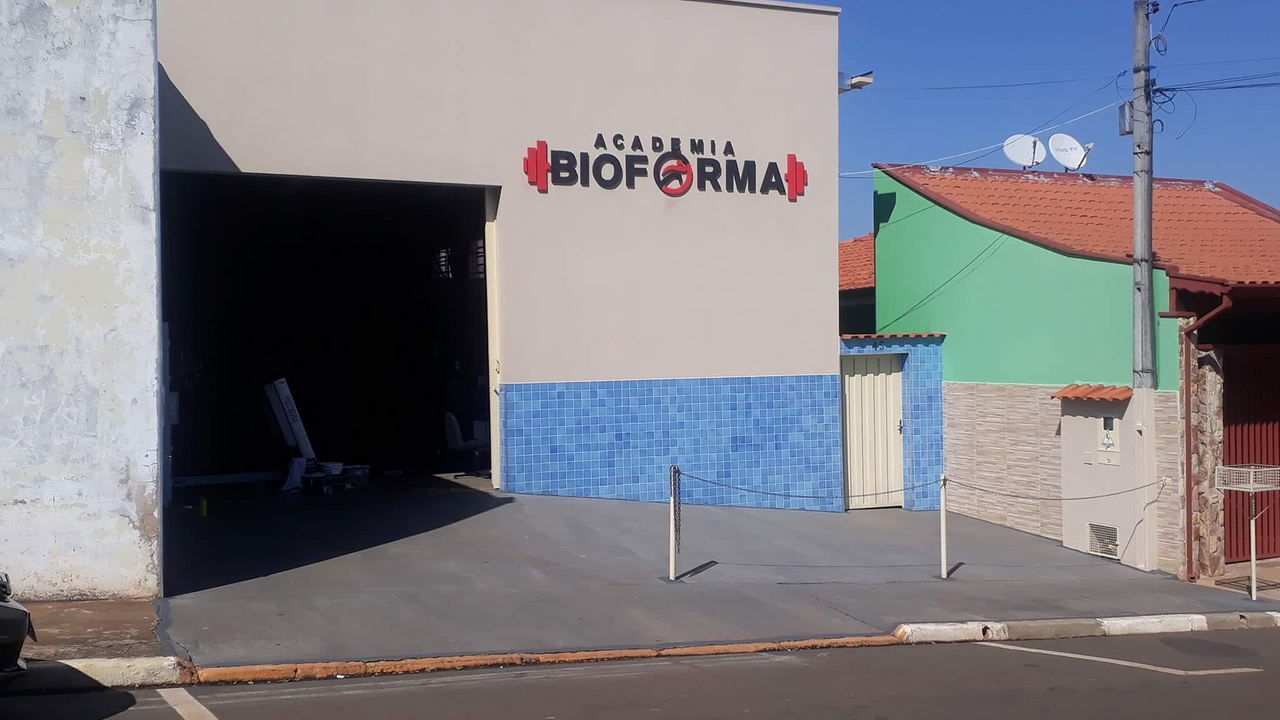 Imagem da estrutura da academia