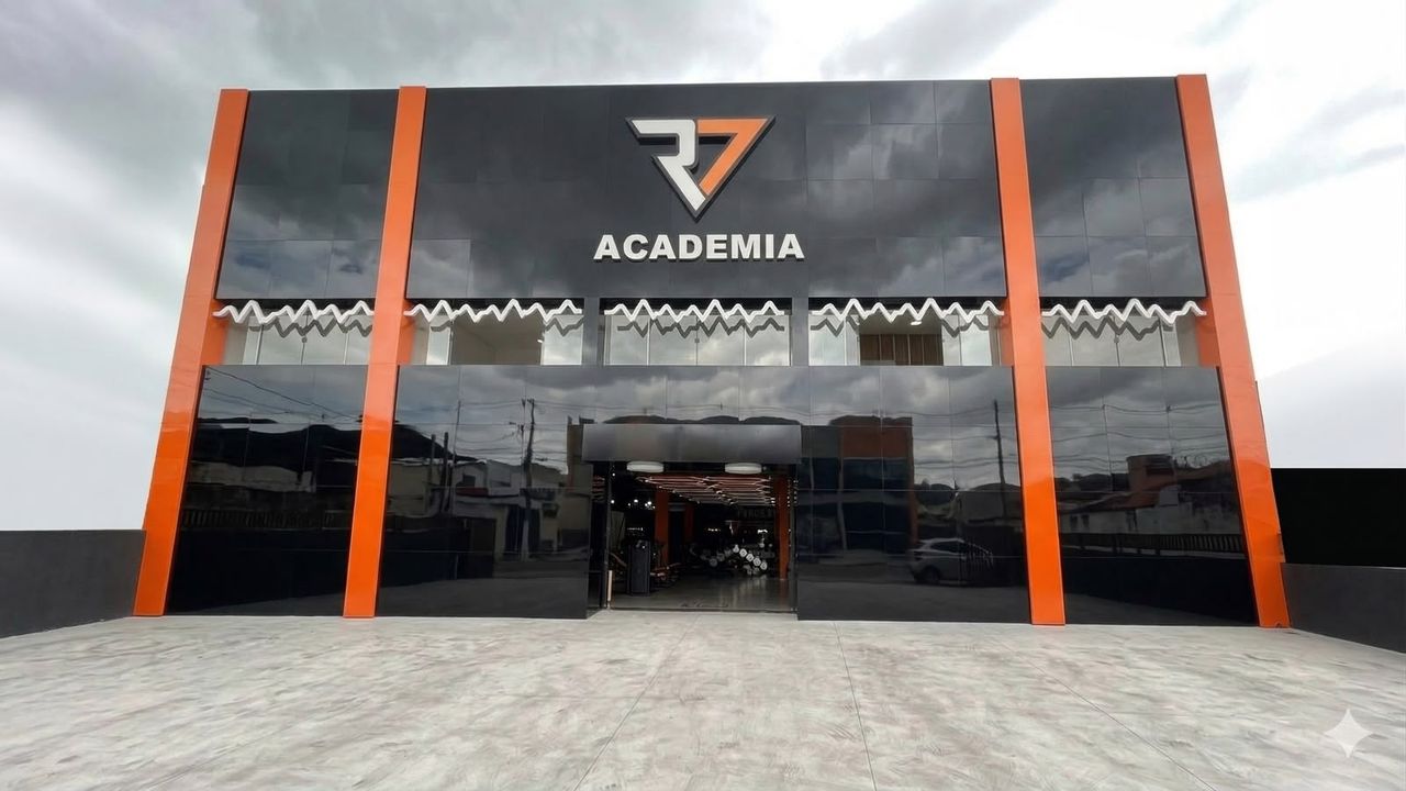 Imagem da estrutura da academia