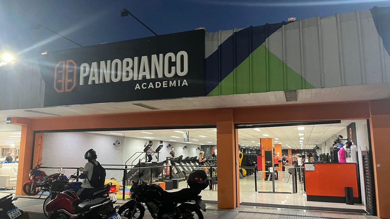 Imagem da estrutura da academia