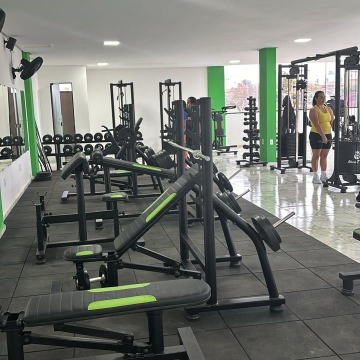 Imagem da estrutura da academia