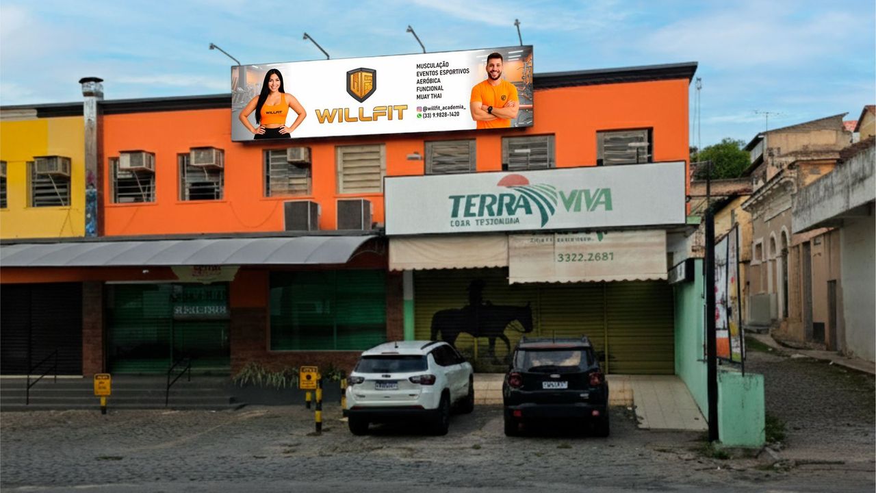 Imagem da estrutura da academia