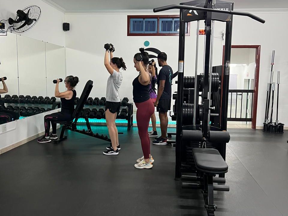 Imagem da estrutura da academia